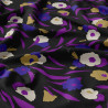 Printed Viscose GEOIA Black / Violet